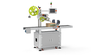 包裝袋平面貼標機